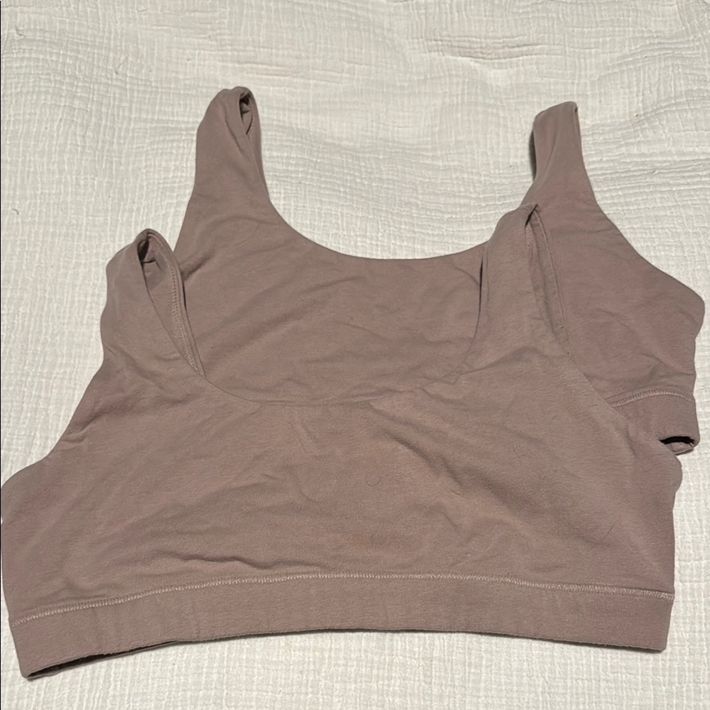 2 Quince organic cotton bralette